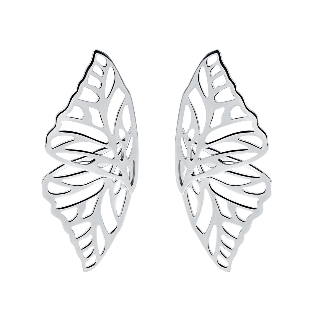 Silver Butterly Earrings