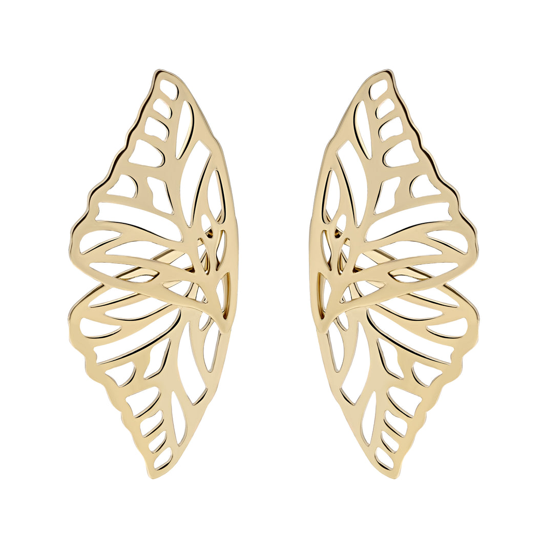 Gold Butterly Earrings